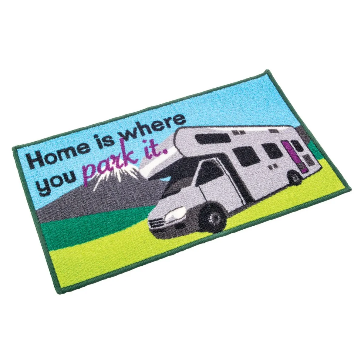 Motorhome Home Is Where You Park It Indoor Door Mat Washable 40 x 70cm C0051N - Image 2