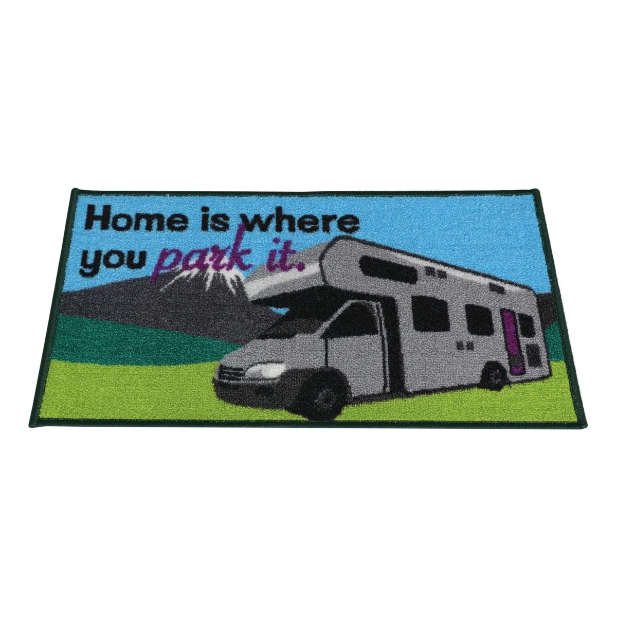 Motorhome Home Is Where You Park It Indoor Door Mat Washable 40 x 70cm C0051N - Image 3
