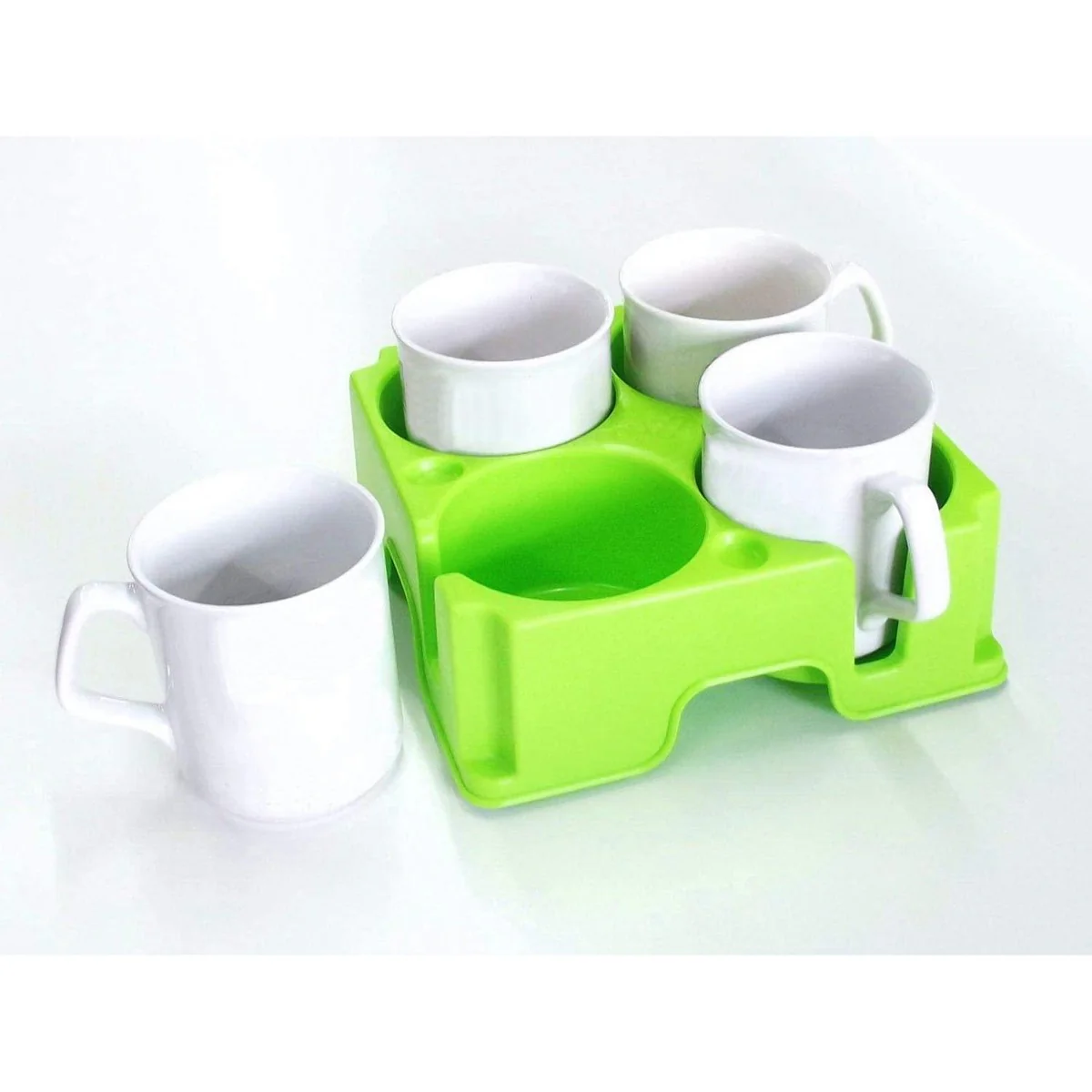 Muggi Multi Cup & Mug Holder Green Motorhome Caravan Boat Home Office - Image 2