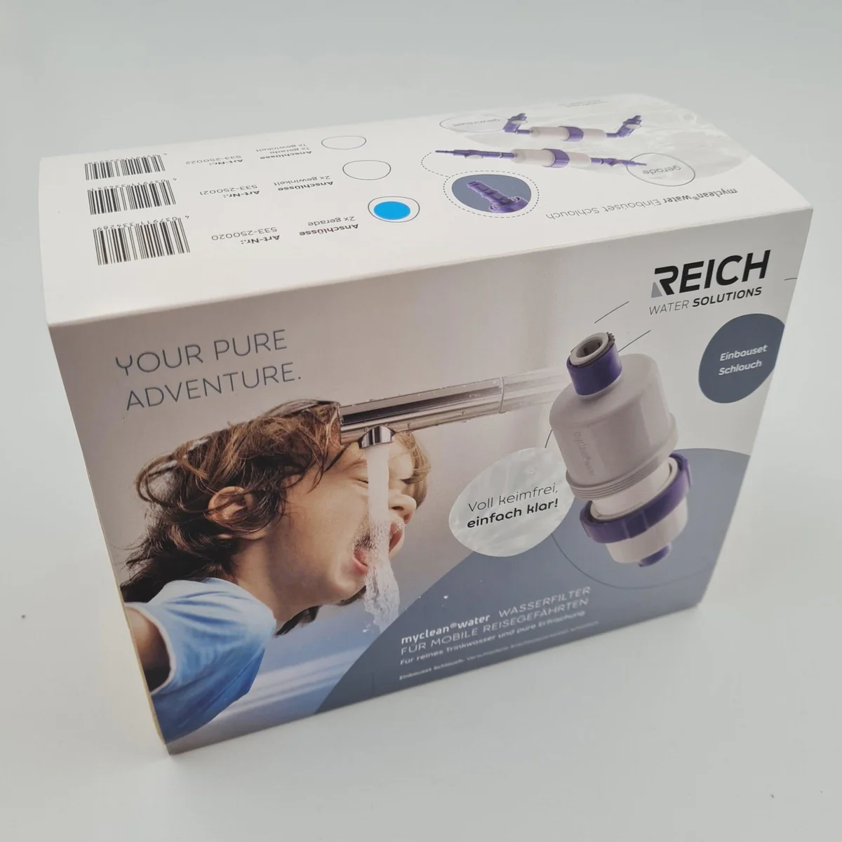 Myclean@Water Filter 2 Straight Rigid Nozzles 533-250020