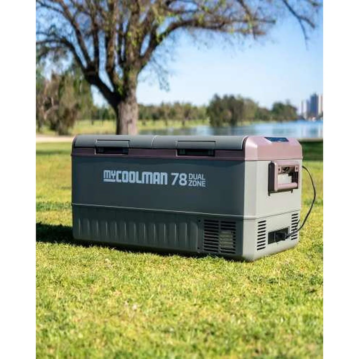 myCOOLMAN 78L Icebox Large Heavy-Duty Hard Cooler with Drain Plug, Tie-Down Points & Bottle Opener - Image 10