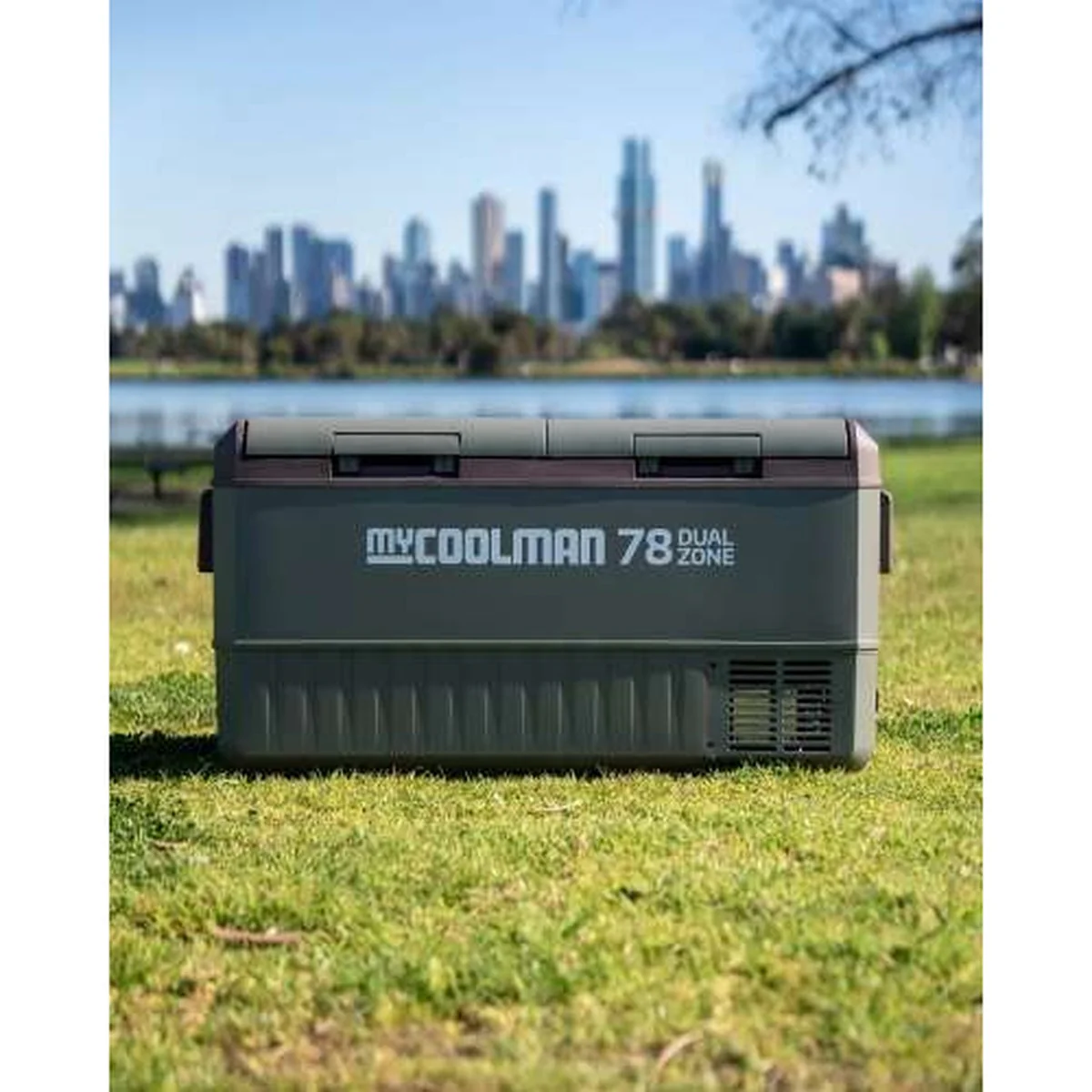 myCOOLMAN 78L Icebox Large Heavy-Duty Hard Cooler with Drain Plug, Tie-Down Points & Bottle Opener - Image 11