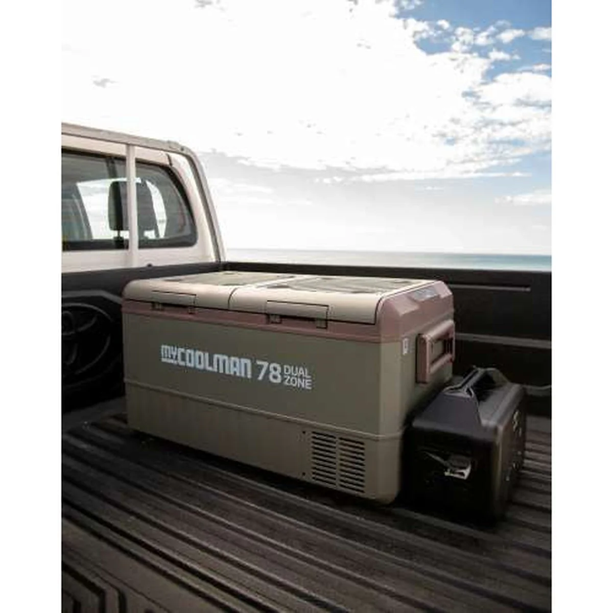 myCOOLMAN 78L Icebox Large Heavy-Duty Hard Cooler with Drain Plug, Tie-Down Points & Bottle Opener - Image 15