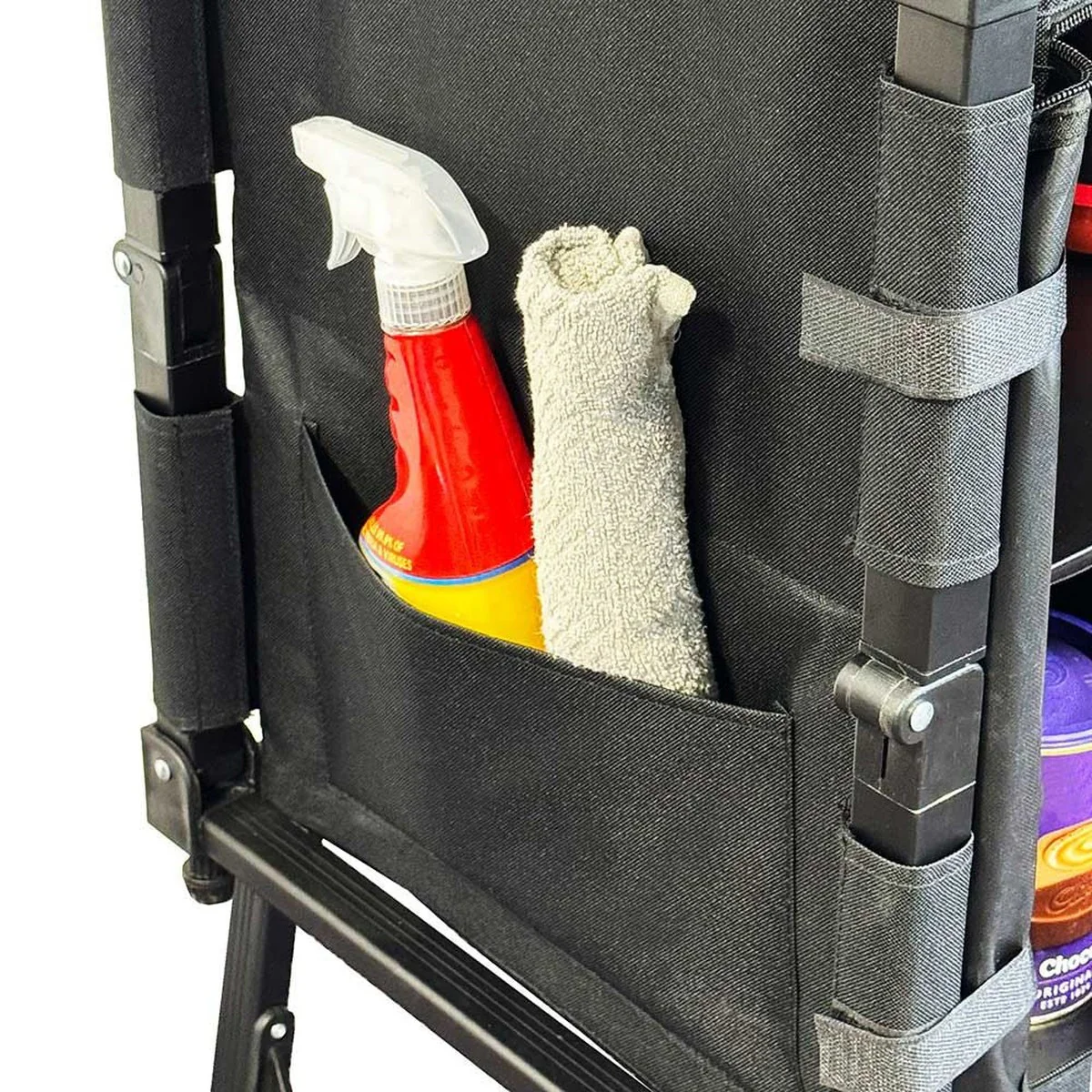 Olpro Bamboo 3 in 1 Folding Table/Storage Camping Cupboard - Image 2