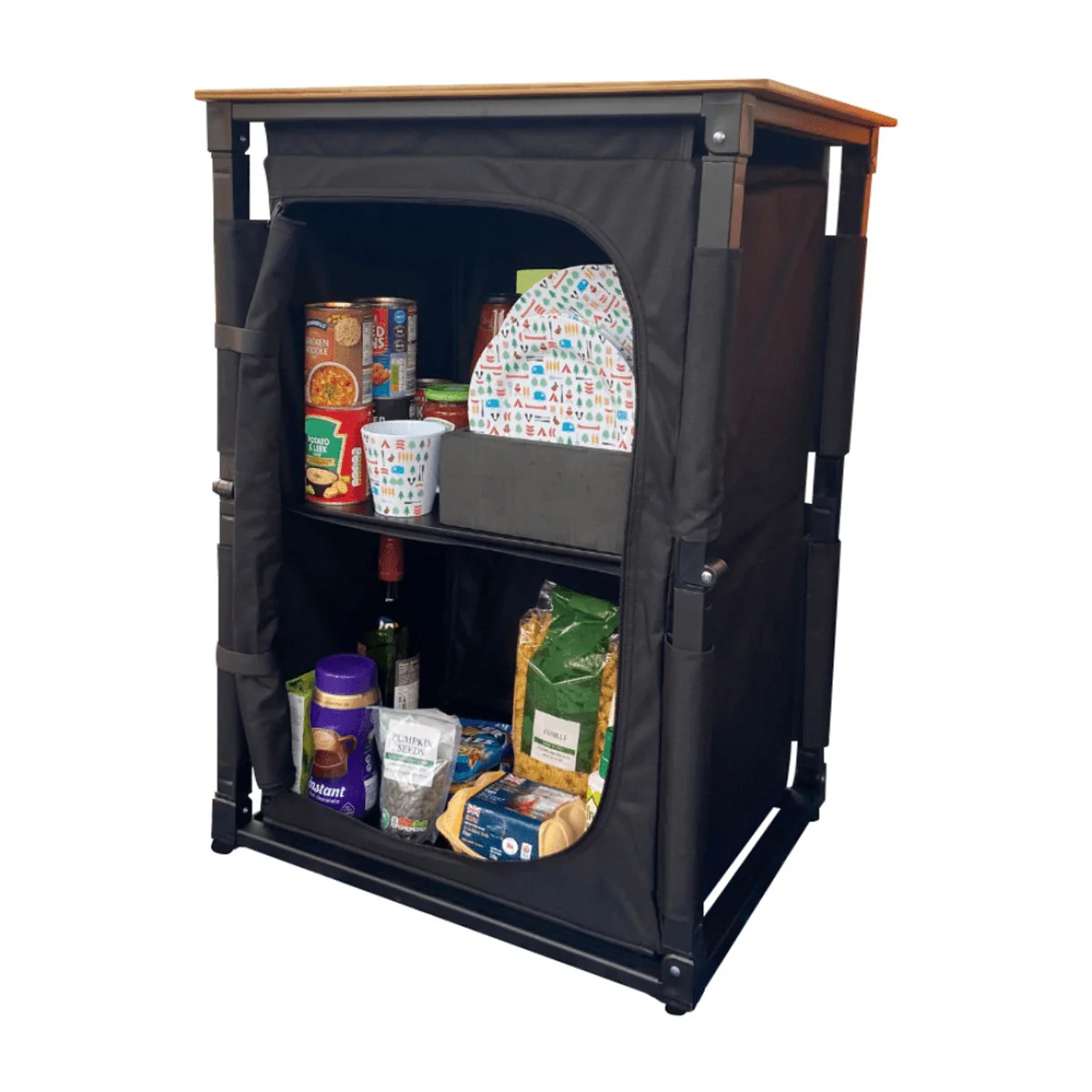Olpro Bamboo Cooking Table 60cm x 49cm x 82cm
