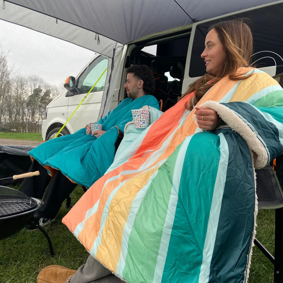 Olpro Blanco Outdoor Camping Blanket (Vivid Spruce) - Image 2