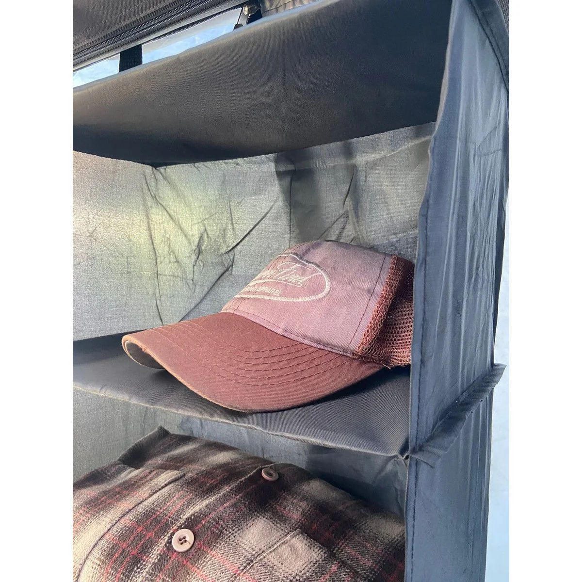 Olpro Camping Organiser with Shelves and Storage Bag - Image 7
