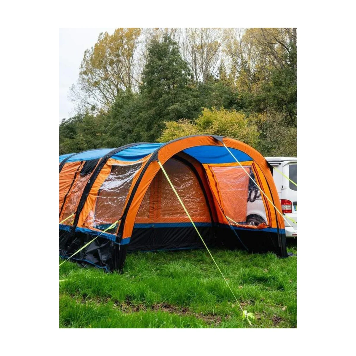 OLPRO Cocoon Breeze Campervan Awning Extension Orange & Black - Image 3