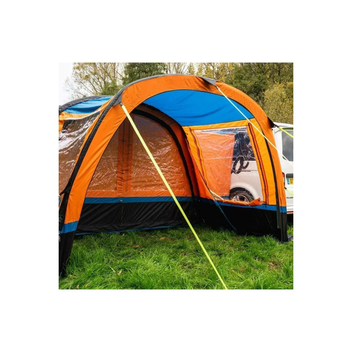 OLPRO Cocoon Breeze Campervan Awning Extension Orange & Black - Image 4