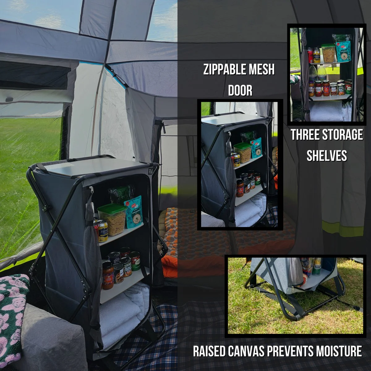 Olpro Collapsible Camp Storage Organiser - Image 3
