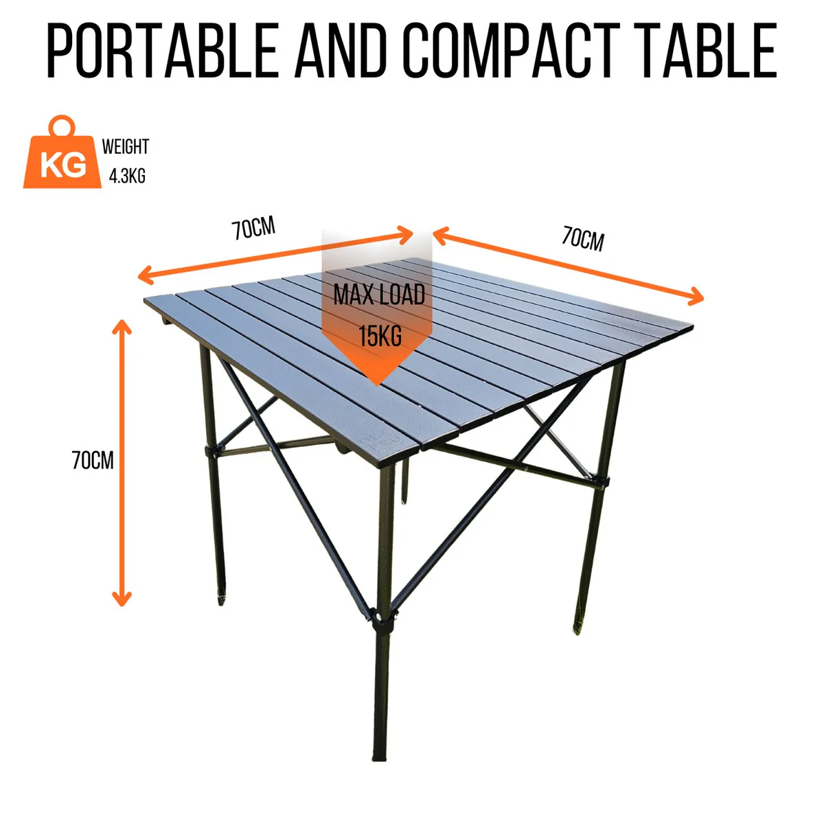 Olpro Foldable Alloy Camp Table - Image 2