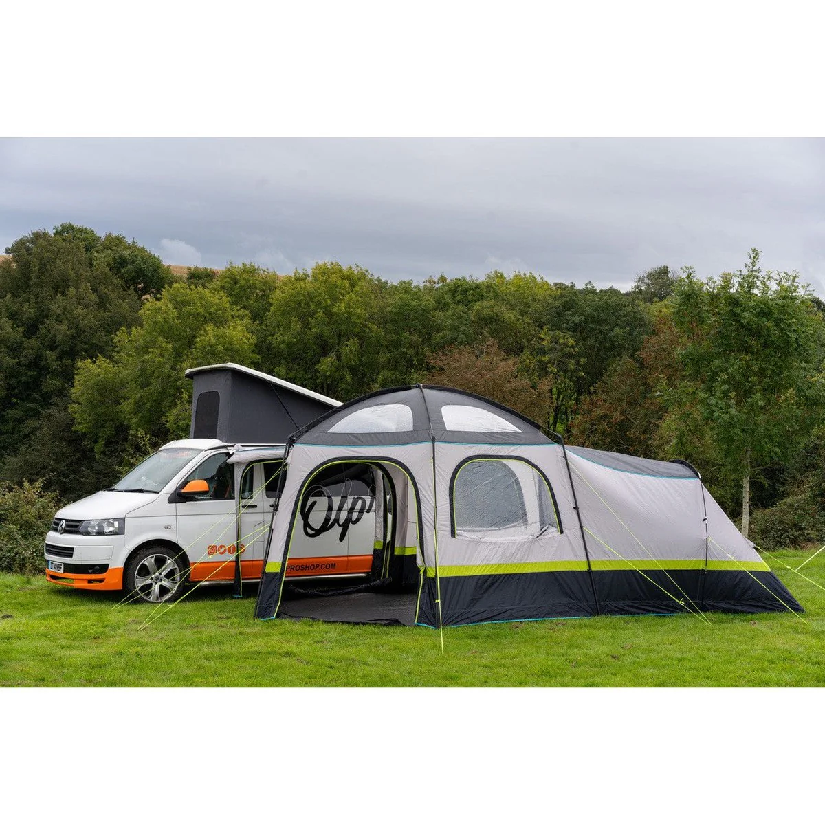 Olpro Hive Campervan Awning (Fibreglass Poles) - with Sleeping Pod - Image 2