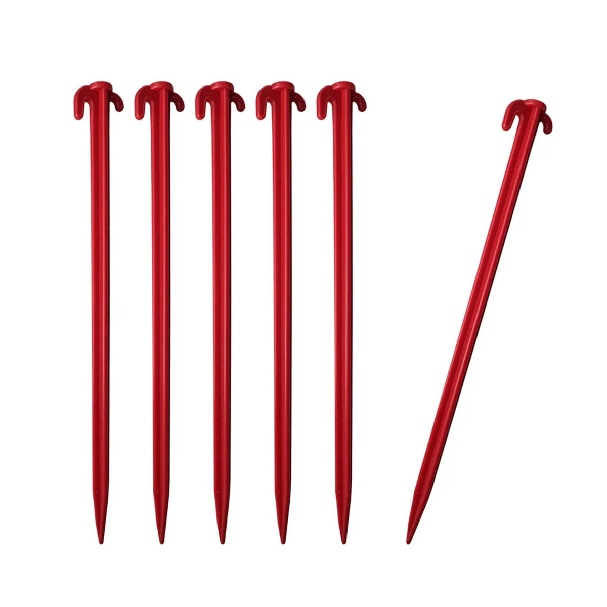 Olpro Pack of 6 Extra long 30cm Plastic Tent Pegs - Image 2