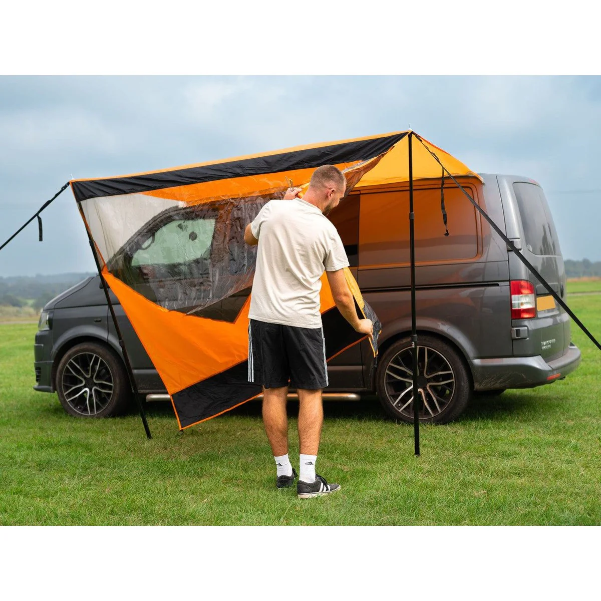 Olpro Rectangle Canopy with window (Orange) - Image 6