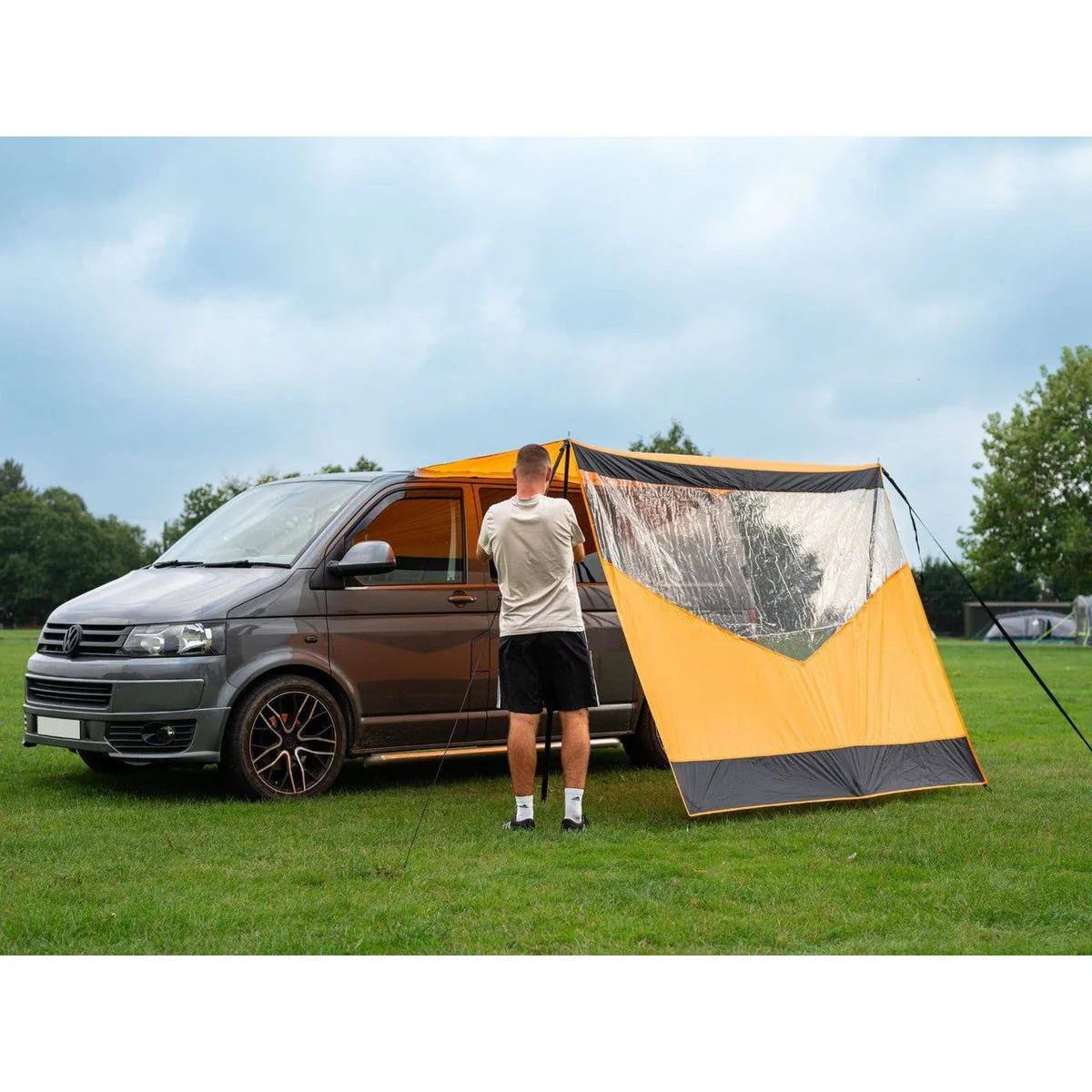 Olpro Rectangle Canopy with window (Orange) - Image 8