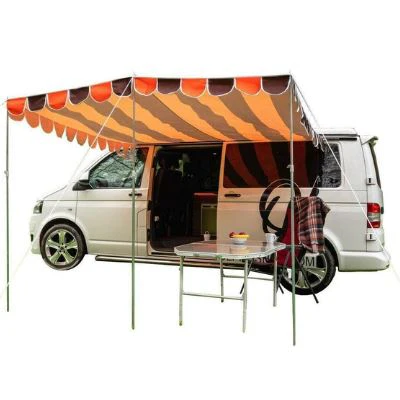 Olpro Retro Shade Campervan Canopy Orange/ Brown