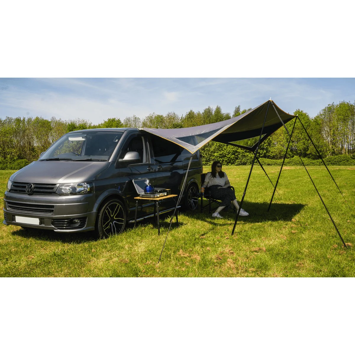 OLPRO Modern Shade Campervan Canopy - Orange - Image 8
