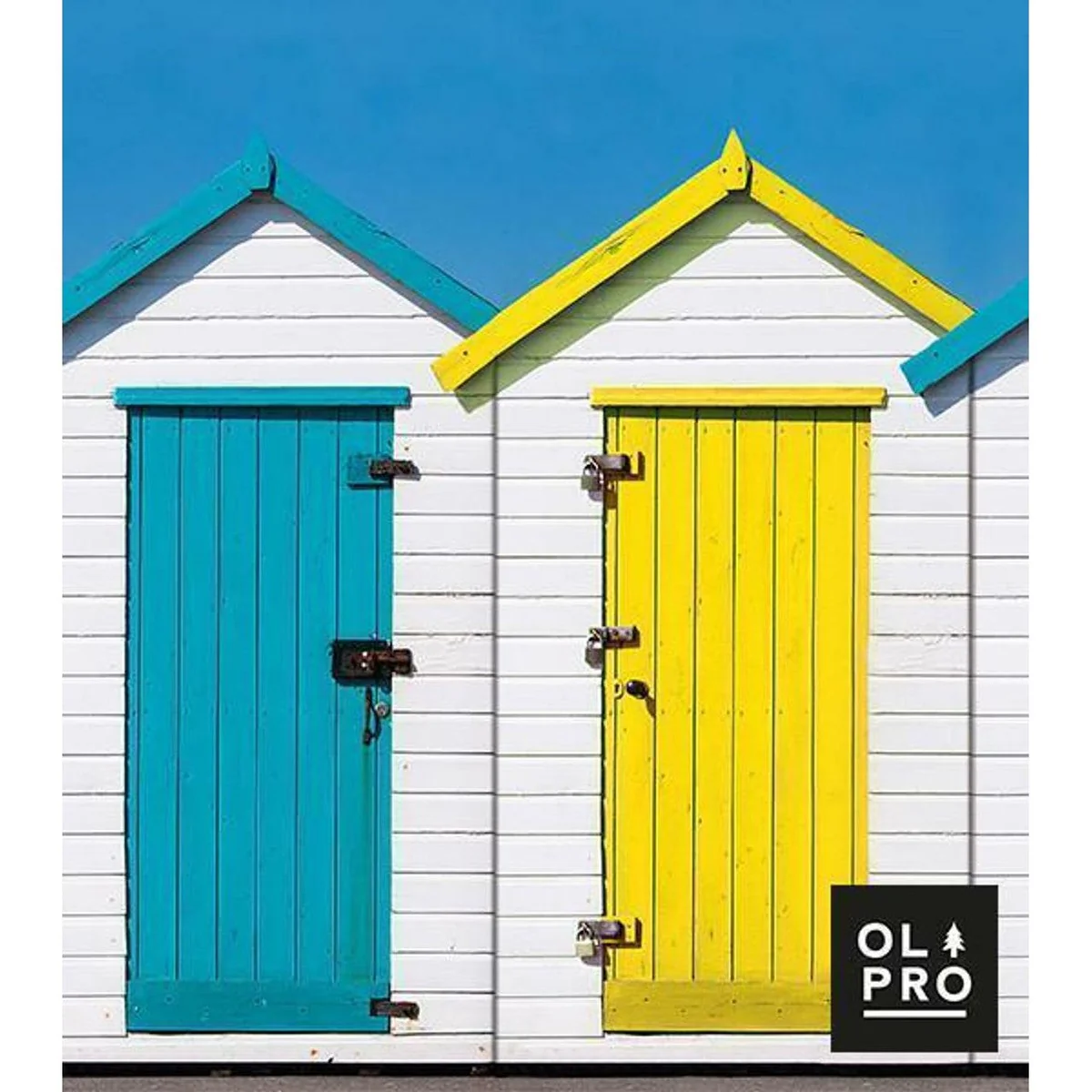 Olpro The Beach Hut 5 Pole Windbreak (Wooden poles) 140cm High - Image 4