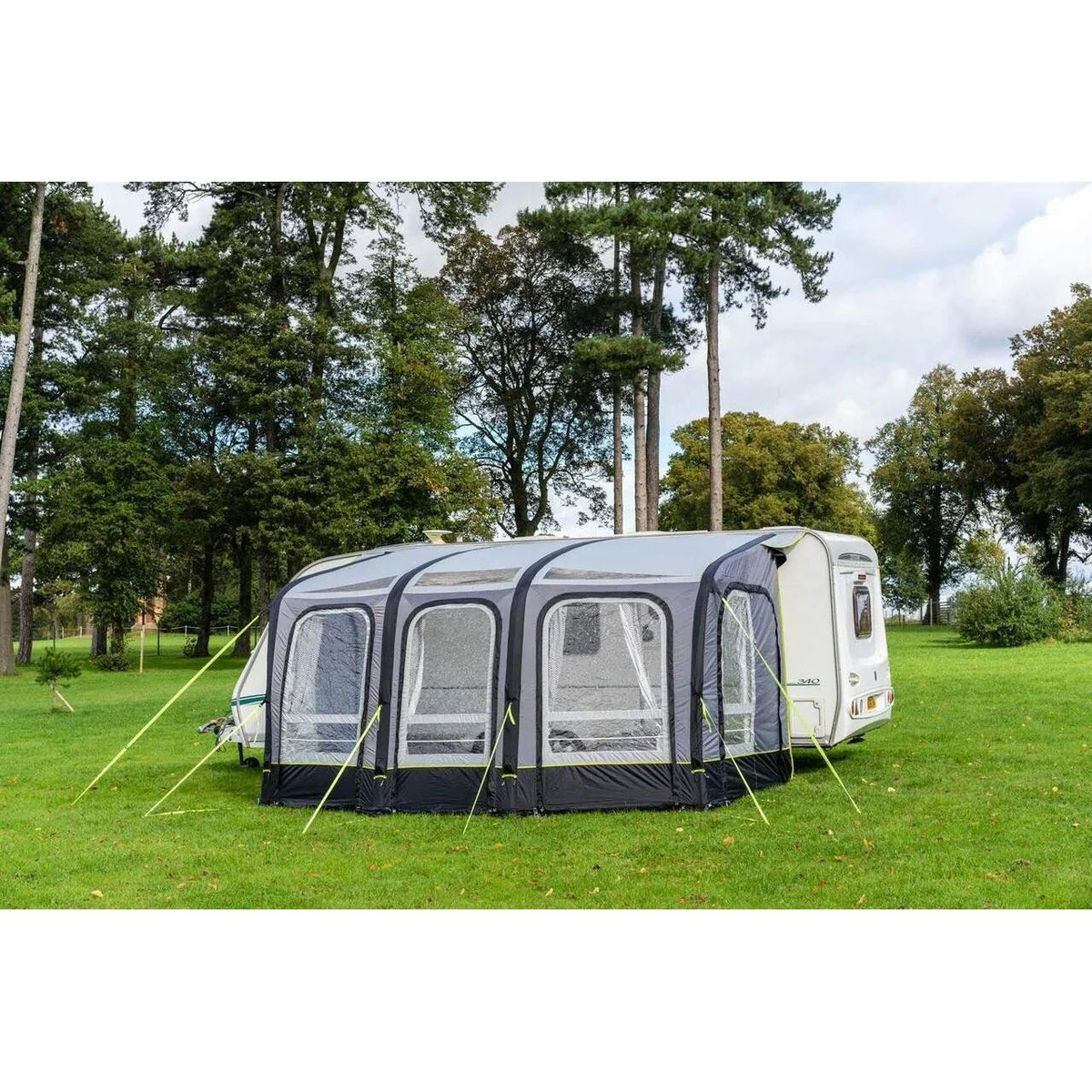 OLPRO View 420 Caravan Inflatable Porch Awning With Porch Extension - Image 4