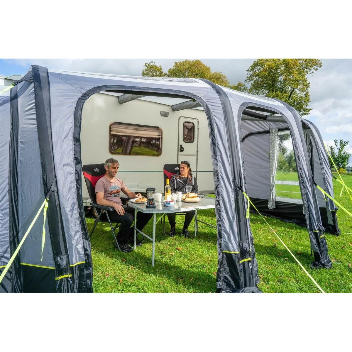 OLPRO View 420 Caravan Inflatable Porch Awning With Porch Extension - Image 8