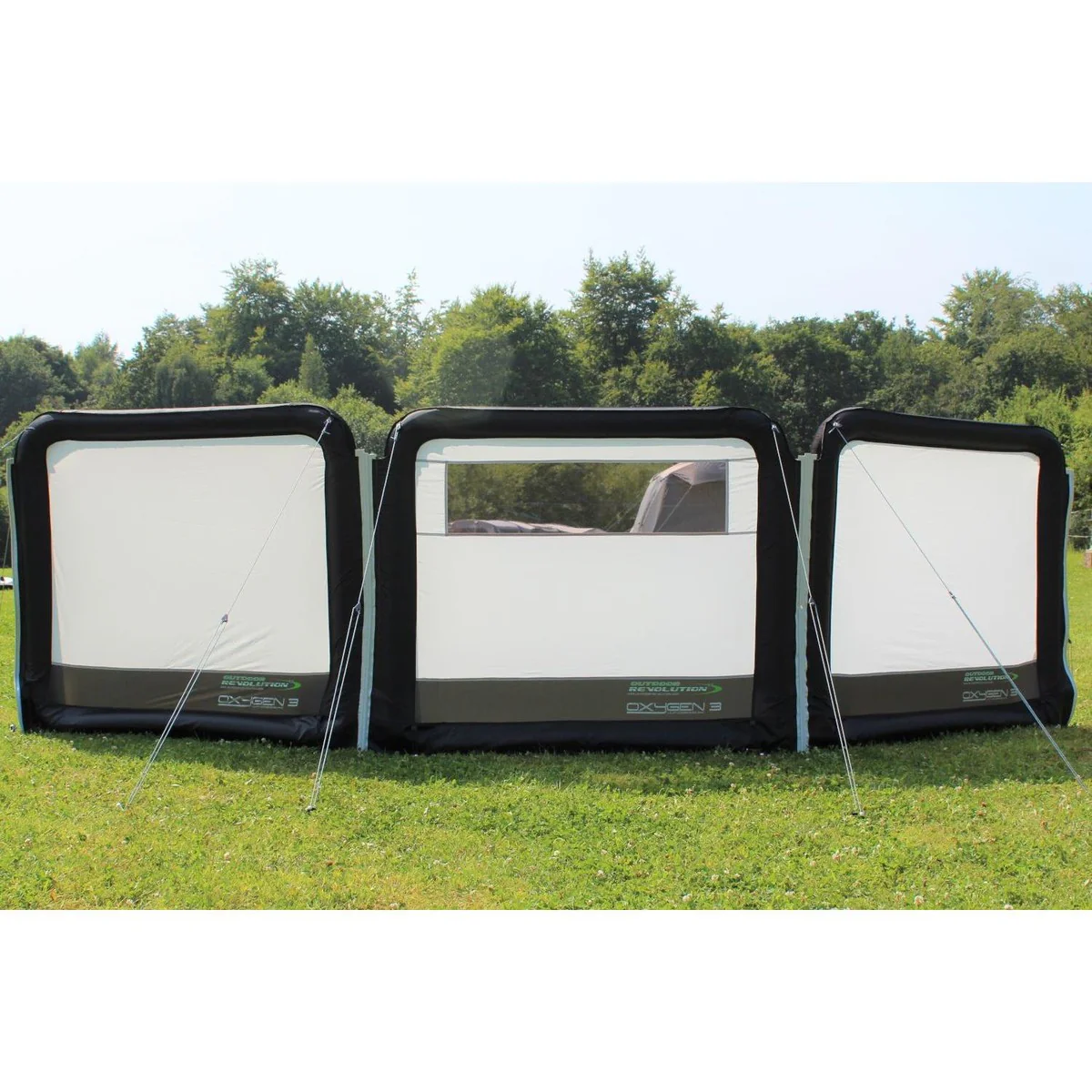 Outdoor Revolution 3 Panel Inflatable Oxygen Modular Windbreak 130cm x 490cm - Image 3
