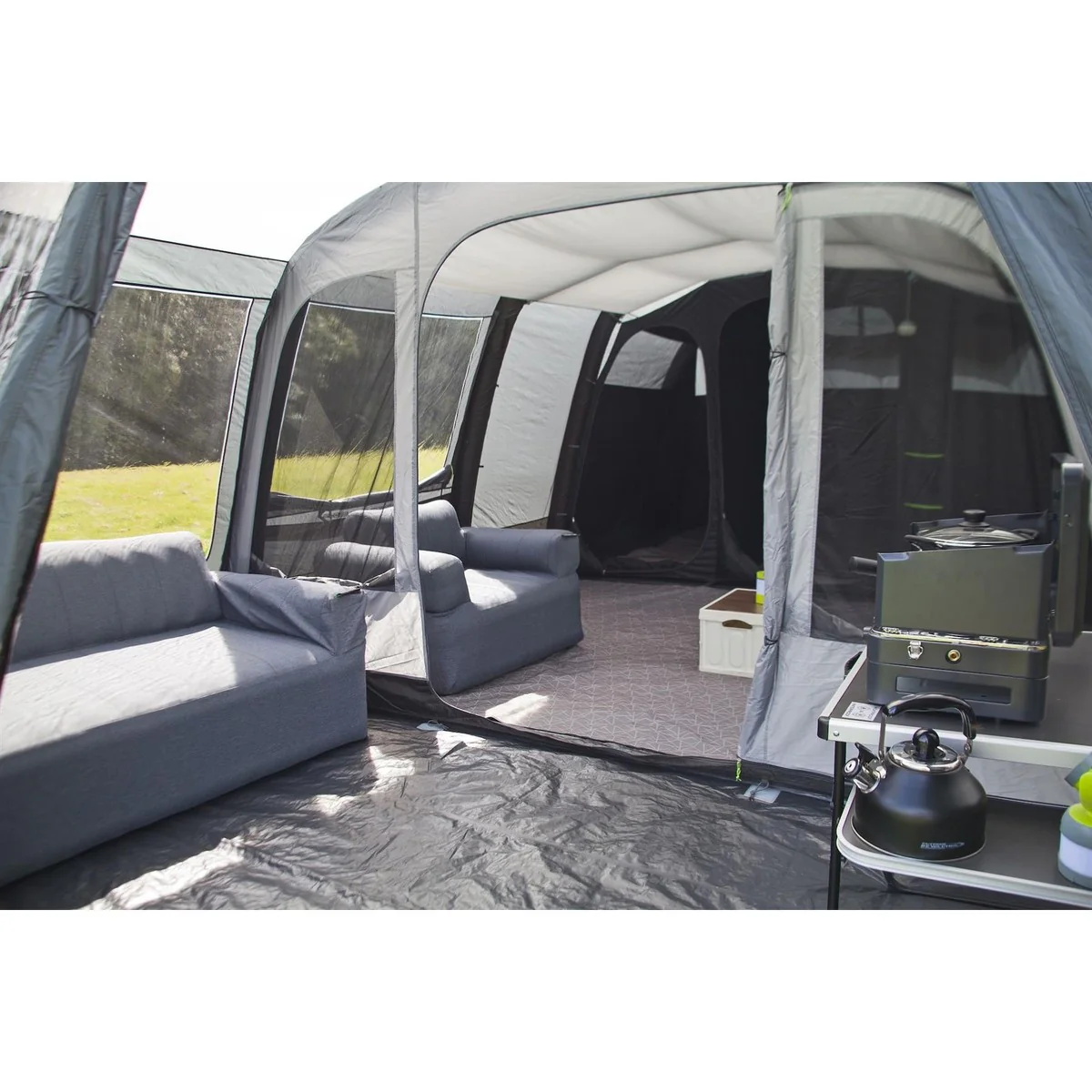 Outdoor Revolution Airedale 6.0S Air Tent 6 Berth Family Tent IncFootprint - Image 10