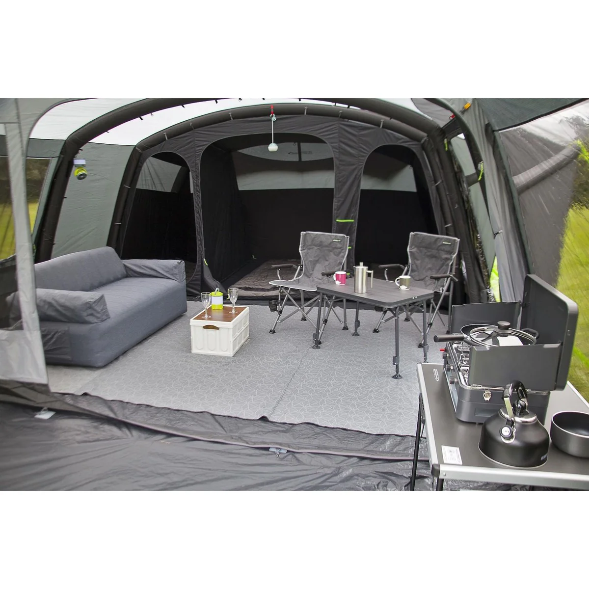 Outdoor Revolution Airedale 7.0S Air Tent 7 Berth Family Tent Inc Footprint - Image 18