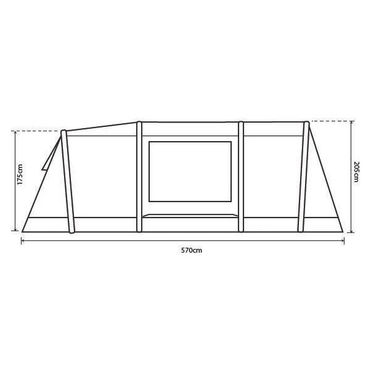 Outdoor Revolution Atom 500 5 Person Family Tent - Image 11