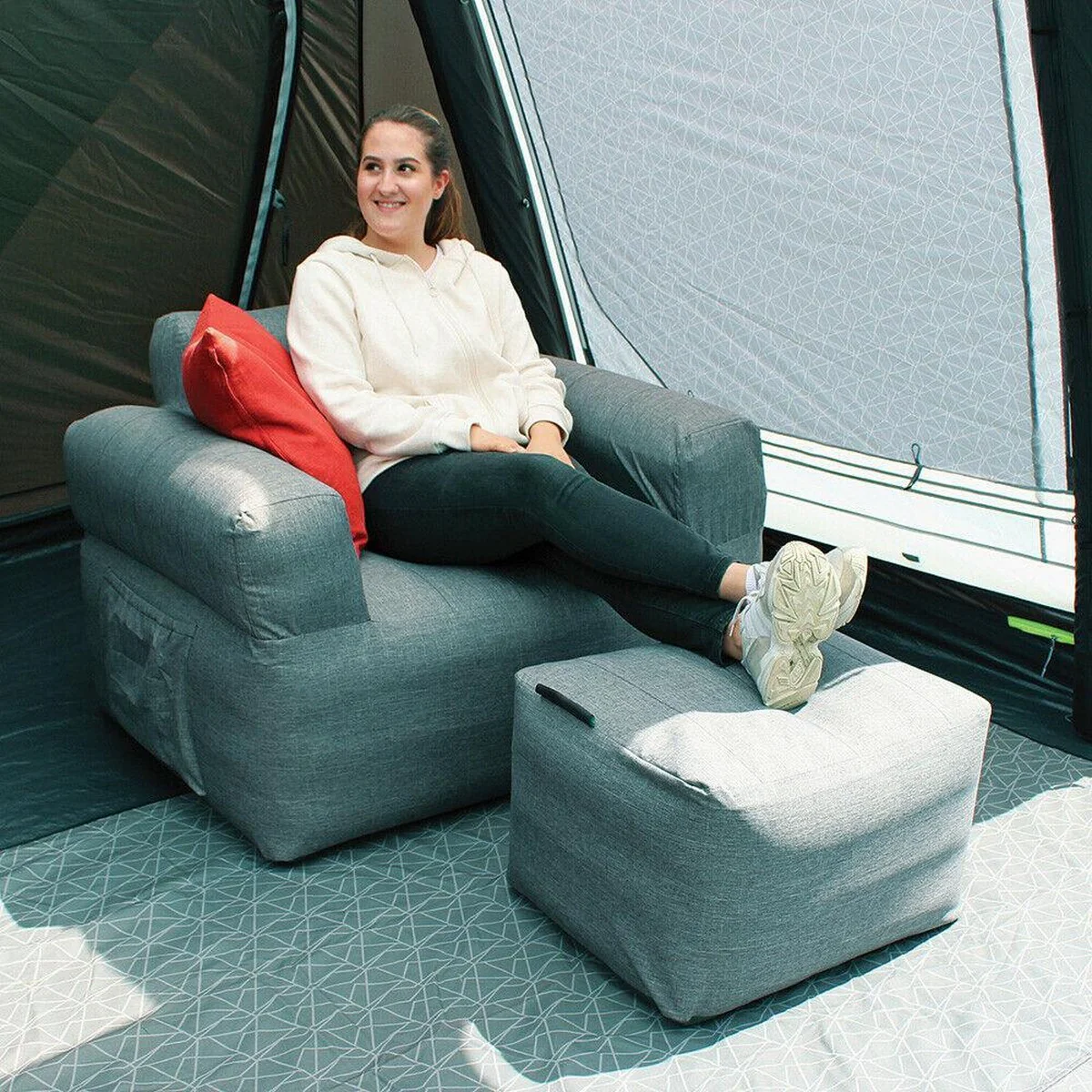 Outdoor Revolution Campeze THERMO Inflatable Footrest / Seat - Image 2