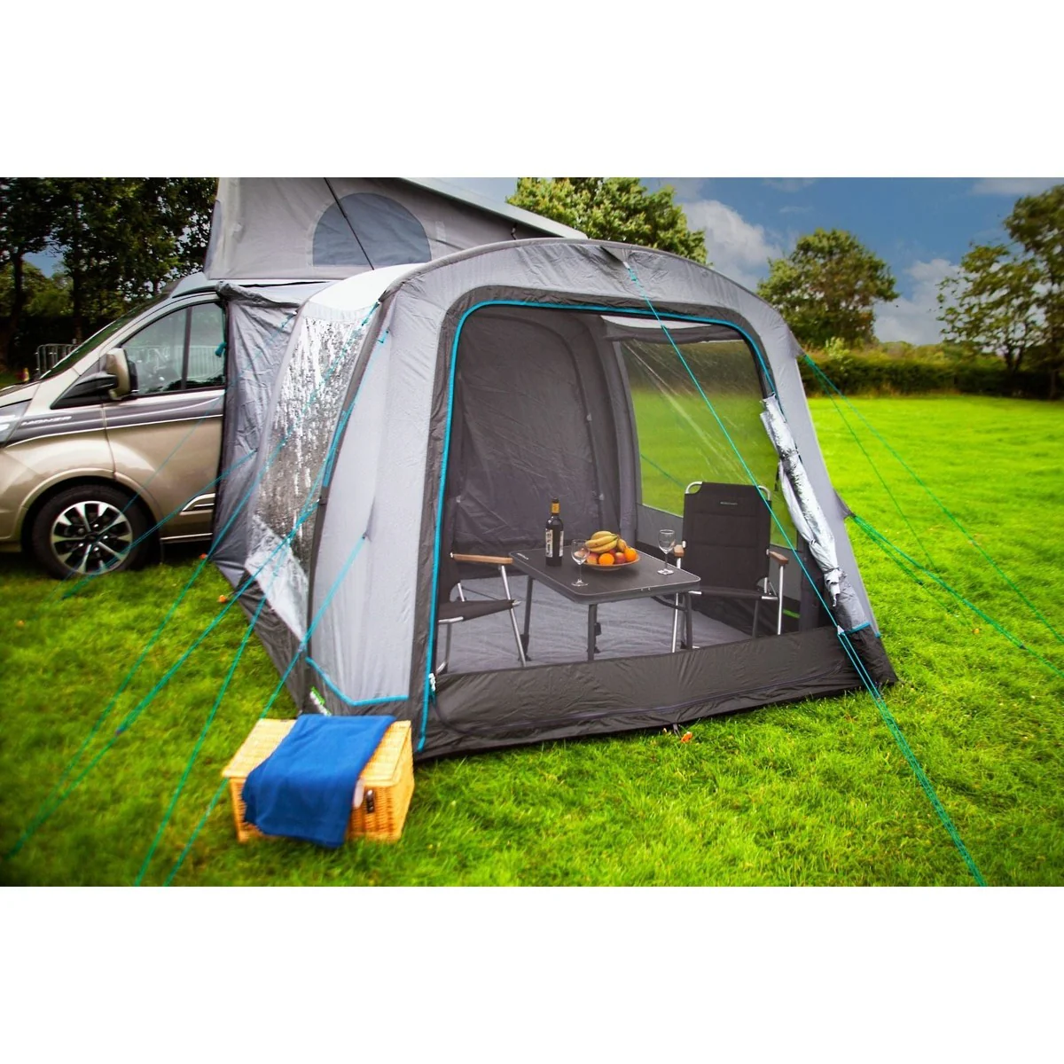 Outdoor Revolution Cayman Air T2 LOW (Inc Footprint) Driveaway Awning - Image 3