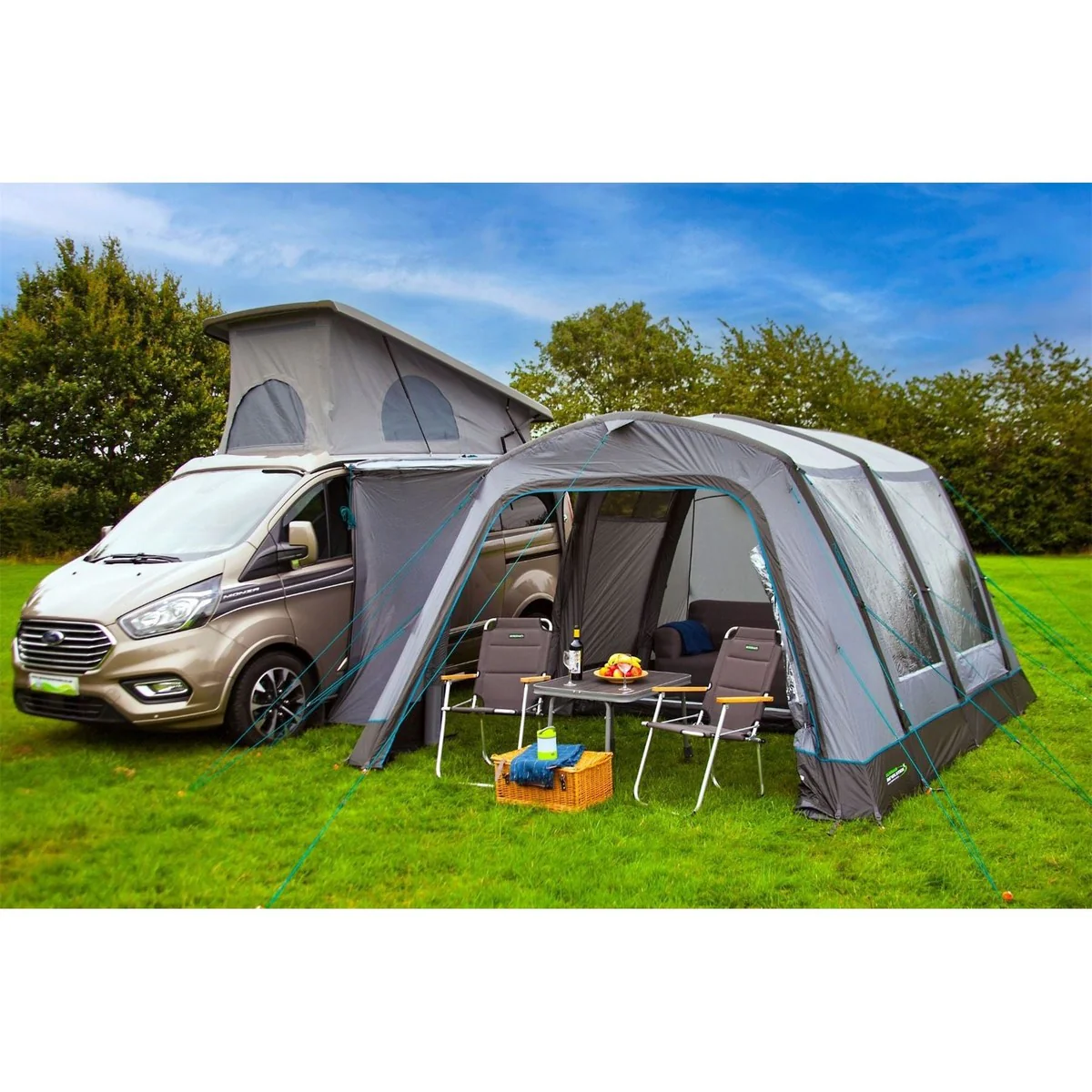 Outdoor Revolution Cayman Air T3 MID (Inc Footprint) Driveaway Awning - Image 4