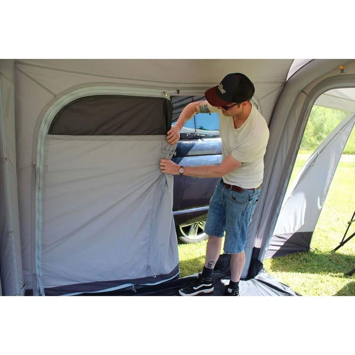 Outdoor Revolution Cayman Combo PC Low Driveaway Awning 180-210cm - Image 4