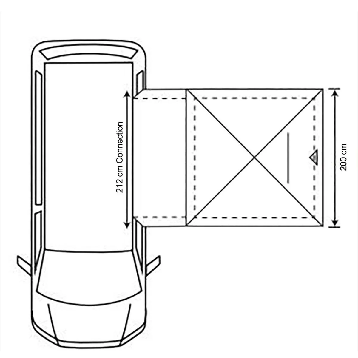 Outdoor Revolution Cayman Outhouse Handi (180CM X 240CM) Driveaway Awning - Image 4