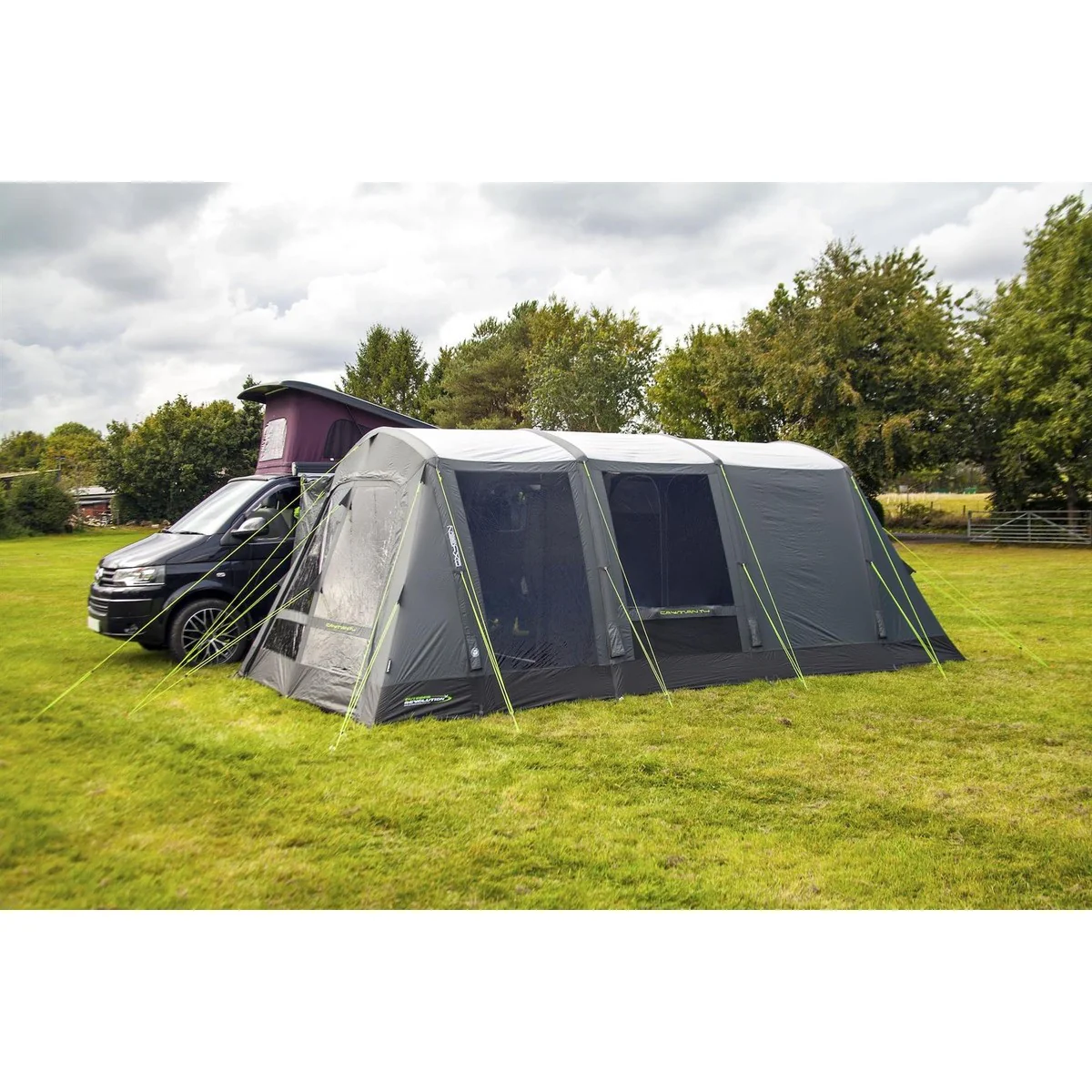 Outdoor Revolution Cayman T4 Air Low Campervan Driveaway Awning inc Footprint (180-220cm) - Image 2