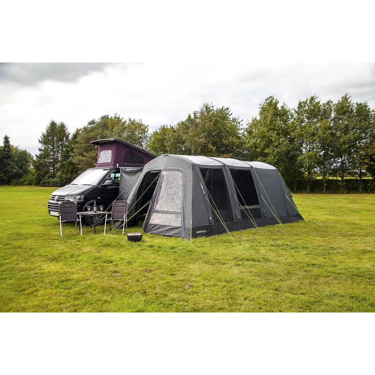 Outdoor Revolution Cayman T4 Air Low Campervan Driveaway Awning inc Footprint (180-220cm) - Image 3