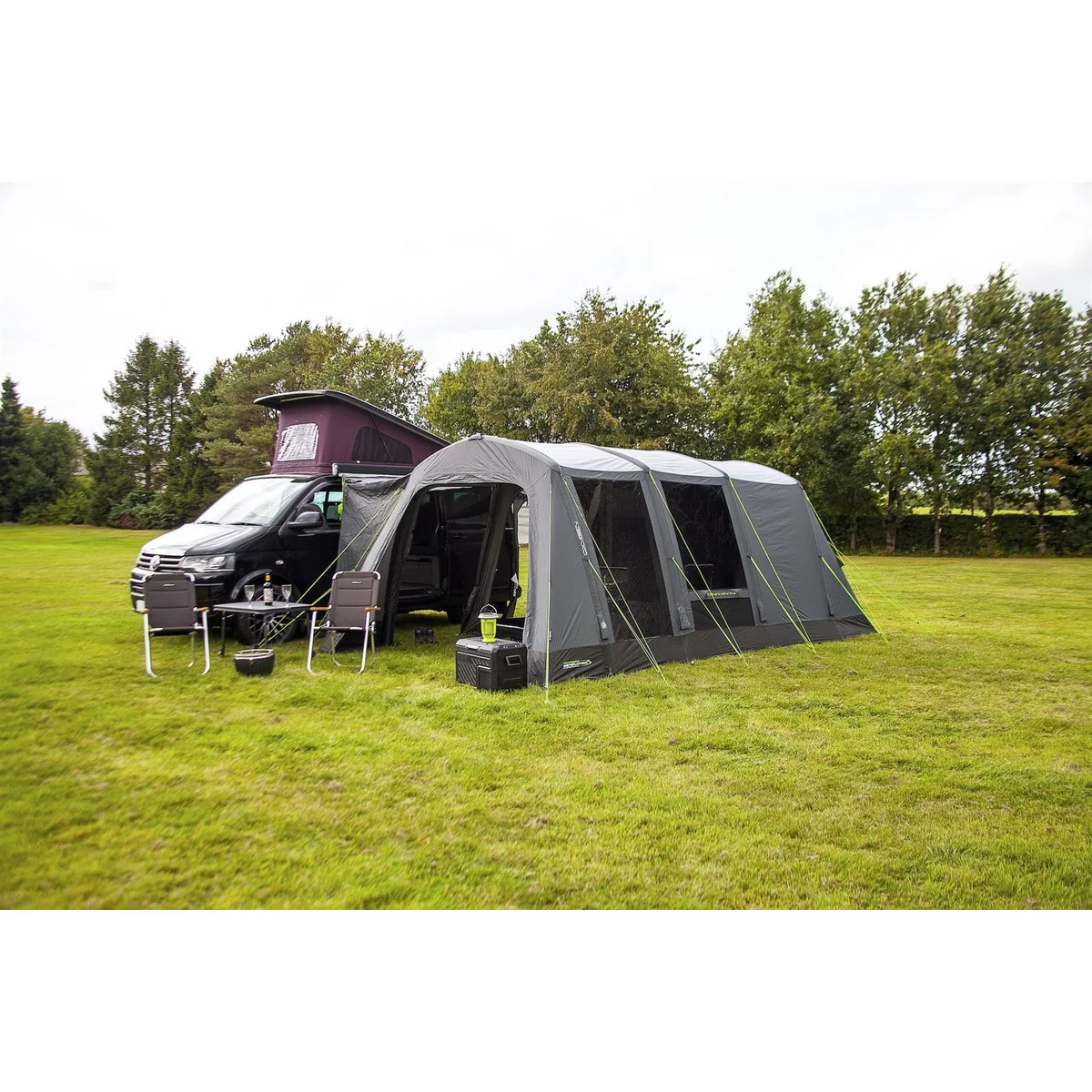 Outdoor Revolution Cayman T4 Air Low Campervan Driveaway Awning inc Footprint (180-220cm) - Image 4