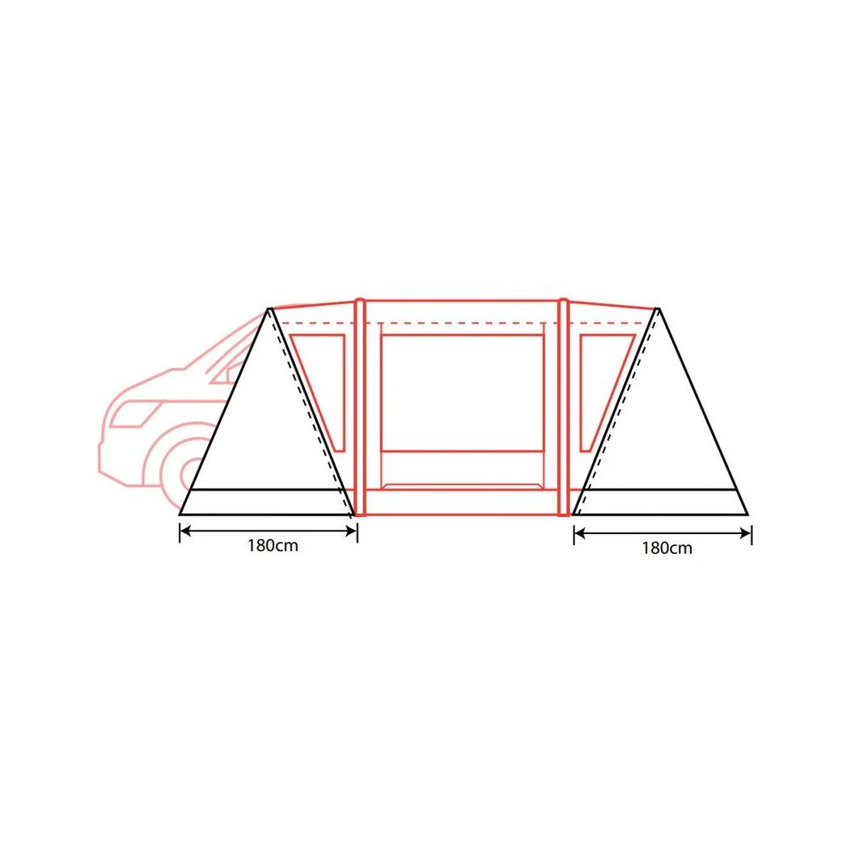 Outdoor Revolution Cayman Zip On Porch Door For Cayman Awnings - Image 2