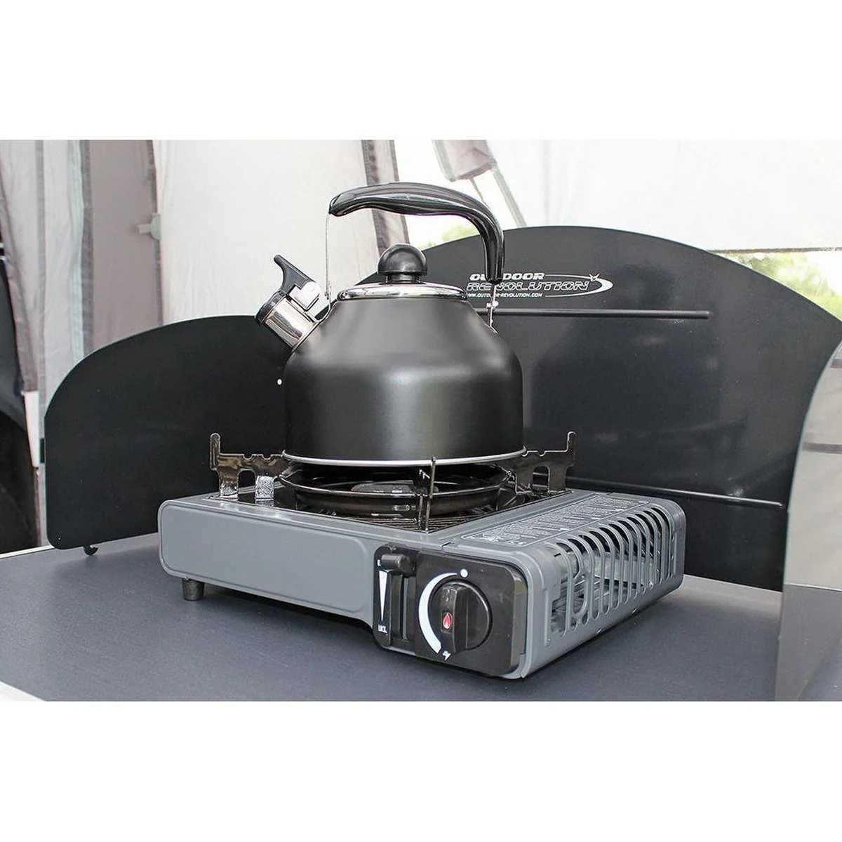 Outdoor Revolution Induction Hob Whistling Kettle 2.2L Black for Camping Caravan - Image 4