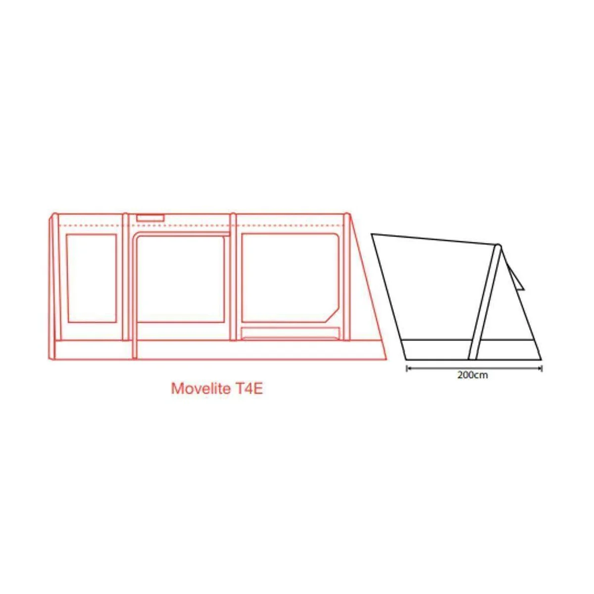 Outdoor Revolution Movelite T4E PC Annexe - Image 4