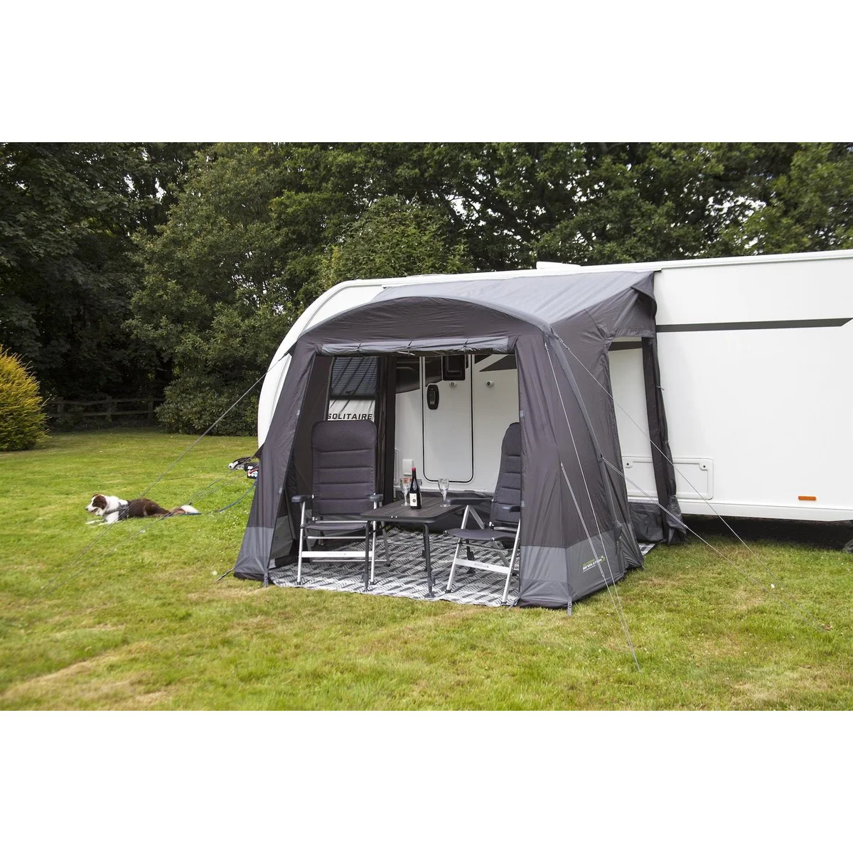 Outdoor Revolution Porchlite Air 260 Inflatable Caravan Porch Awning - Image 4