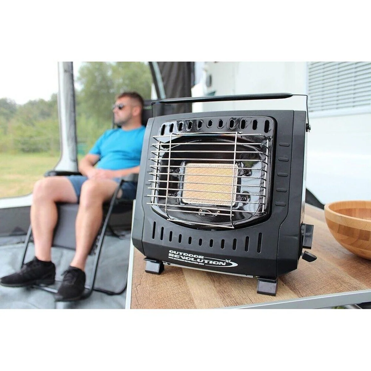 Outdoor Revolution Portable Gas Heater 1200W Camping Heater - Image 2