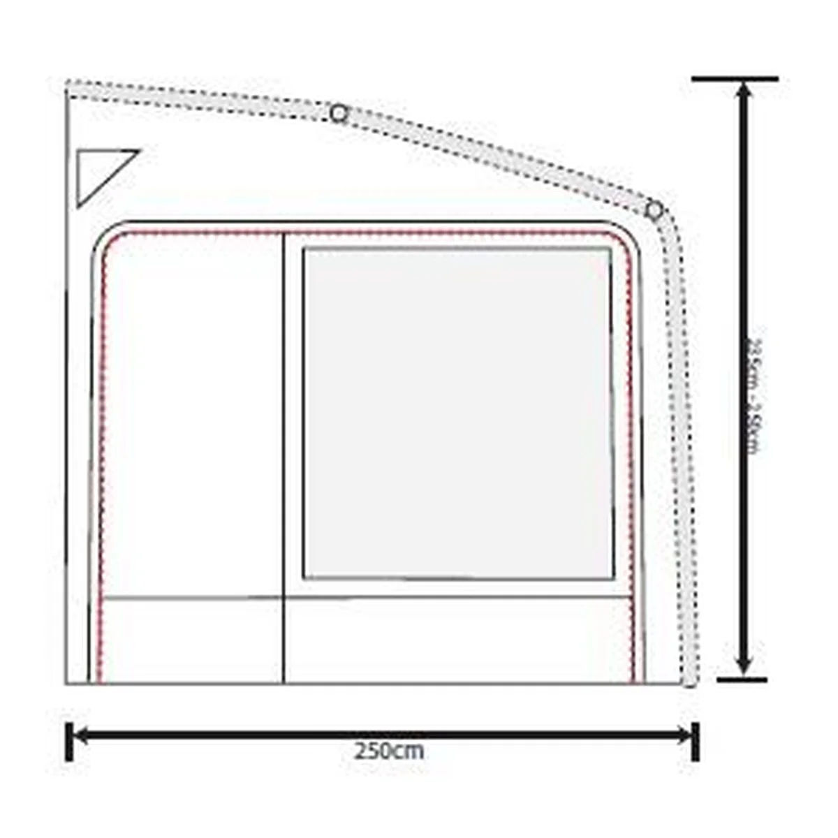 Outdoor Revolution Sport Pro Air 2 330 Inflatable Caravan Awning - Image 9
