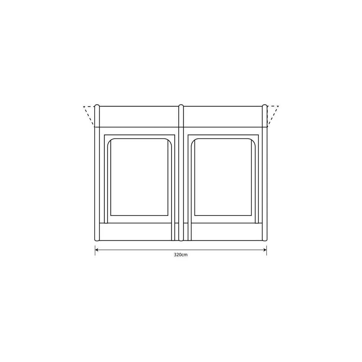 Outdoor Revolution Sportlite Air 320L Caravan Awning  (250-265cm) - Image 6