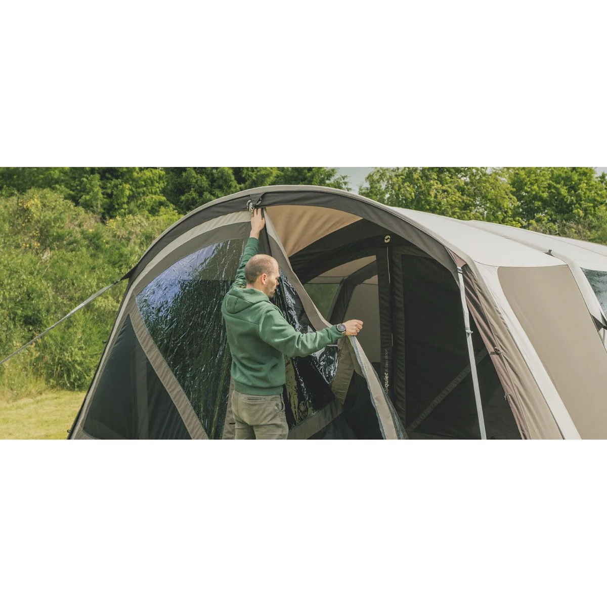Outwell Alabama 6 Air TC 6 Berth Five Room Tunnel Tent - Image 18
