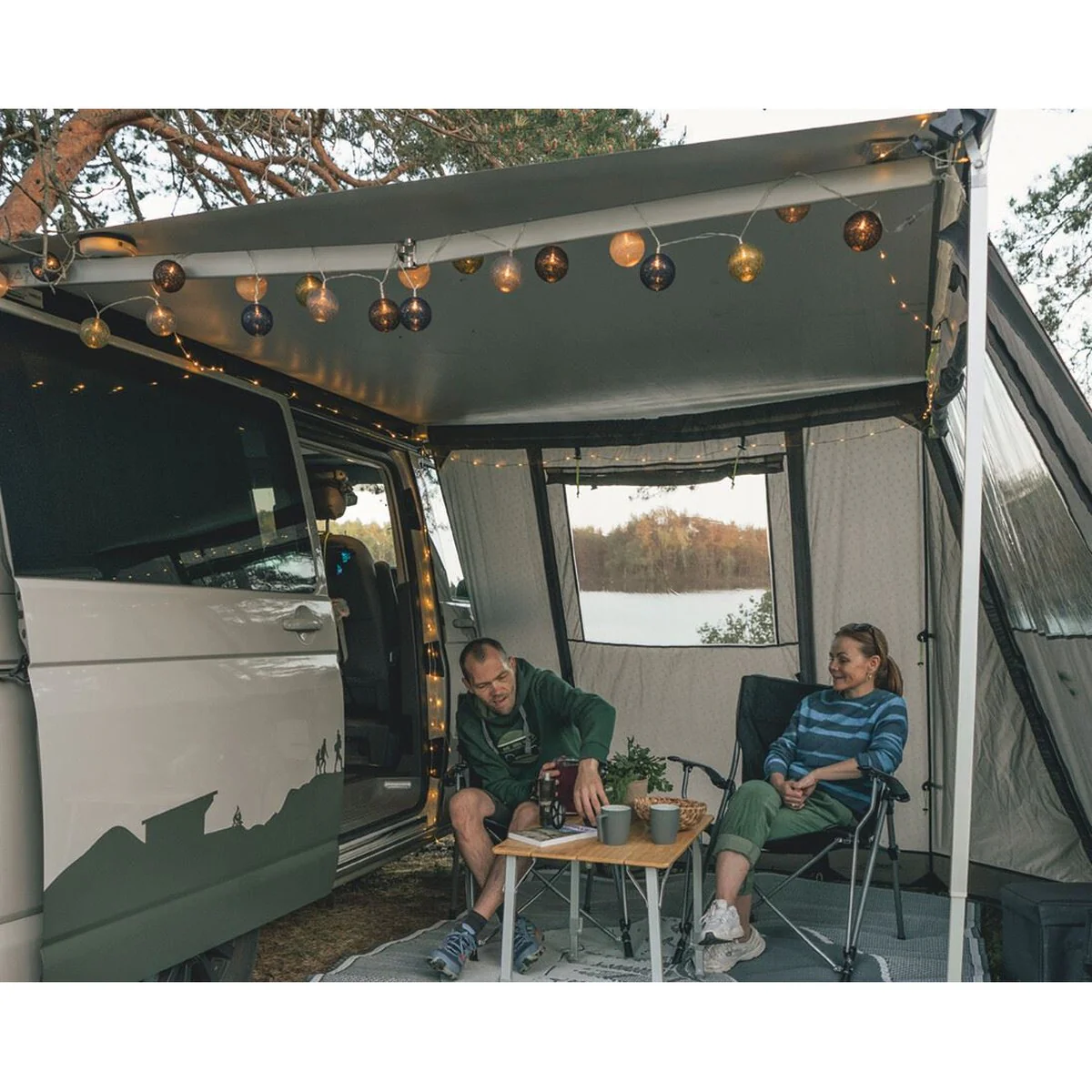Outwell Alpha Cotton Light Chain Camping LED Decorative Lights - Image 3