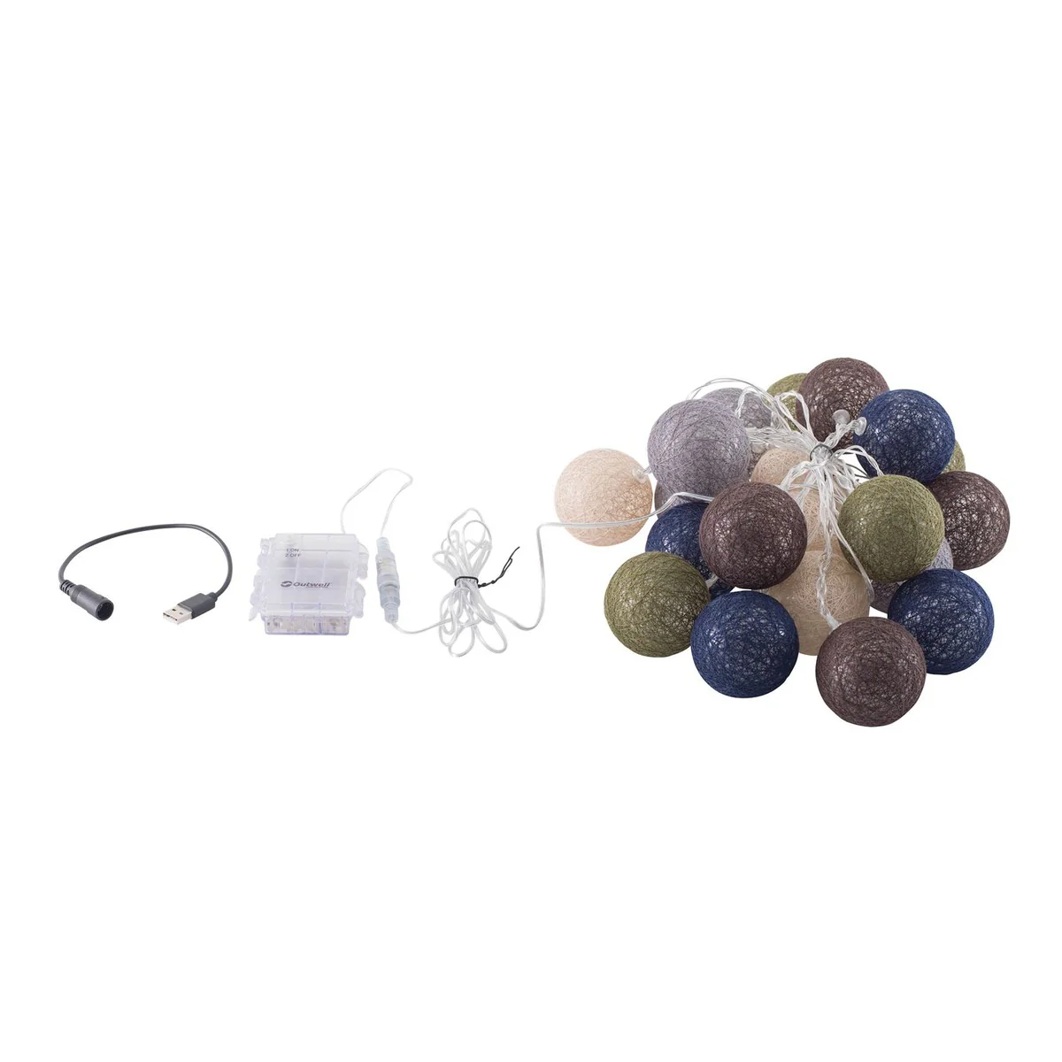 Outwell Alpha Cotton Light Chain Camping LED Decorative Lights - Image 4