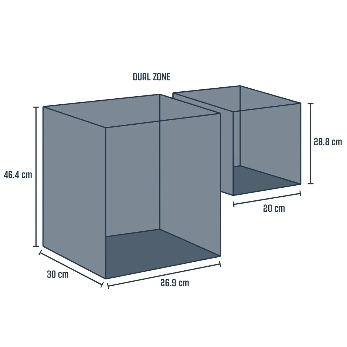 Outwell Arctic Frost 55 Coolbox Black & Grey - Image 12