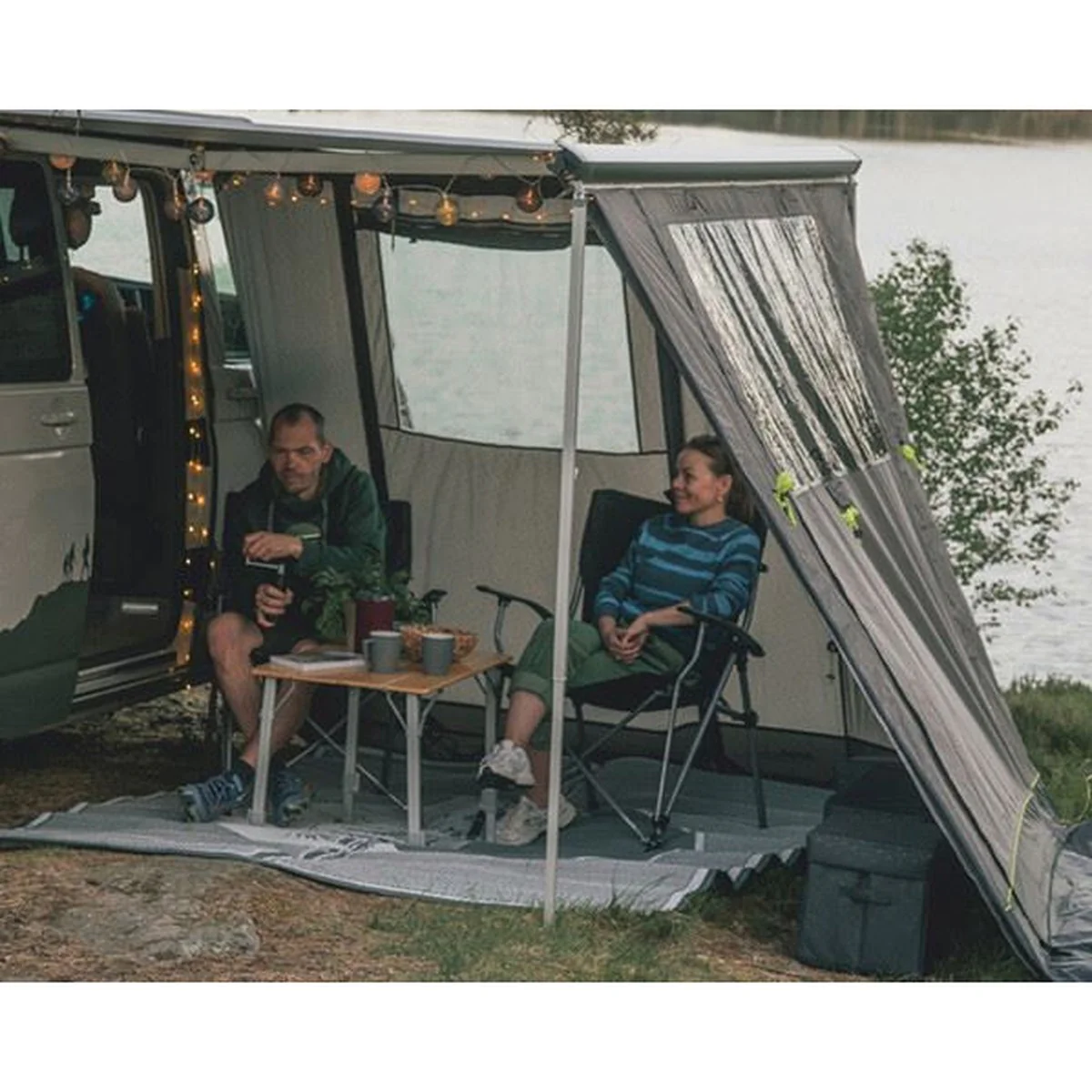 Outwell Backroads Campervan Cassette Awning Room Low 195cm - Image 4