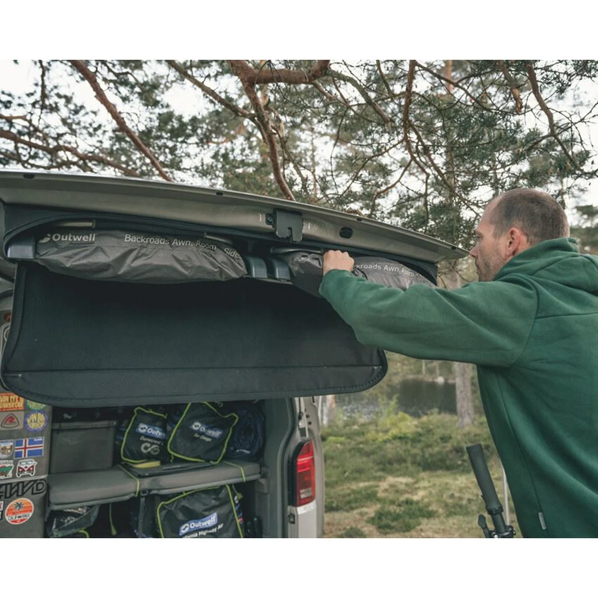 Outwell Backroads Campervan Cassette Awning Room Low 195cm - Image 5