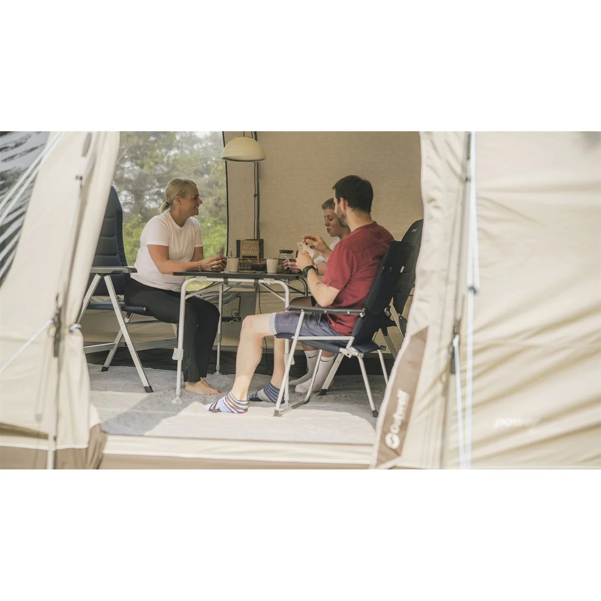Outwell Birdland 4 TC 4 Berth Three Room Tunnel Tent - Image 7